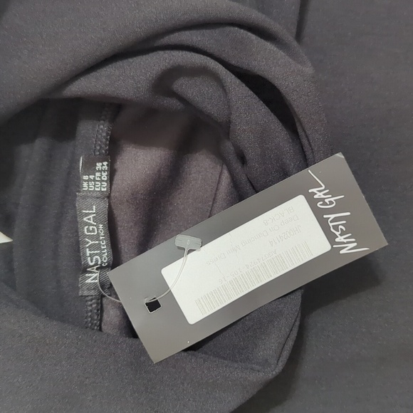 NWT Nasty Gal Deep on Dancing Mini Dress, Color Black Size 4 - Picture 14 of 16